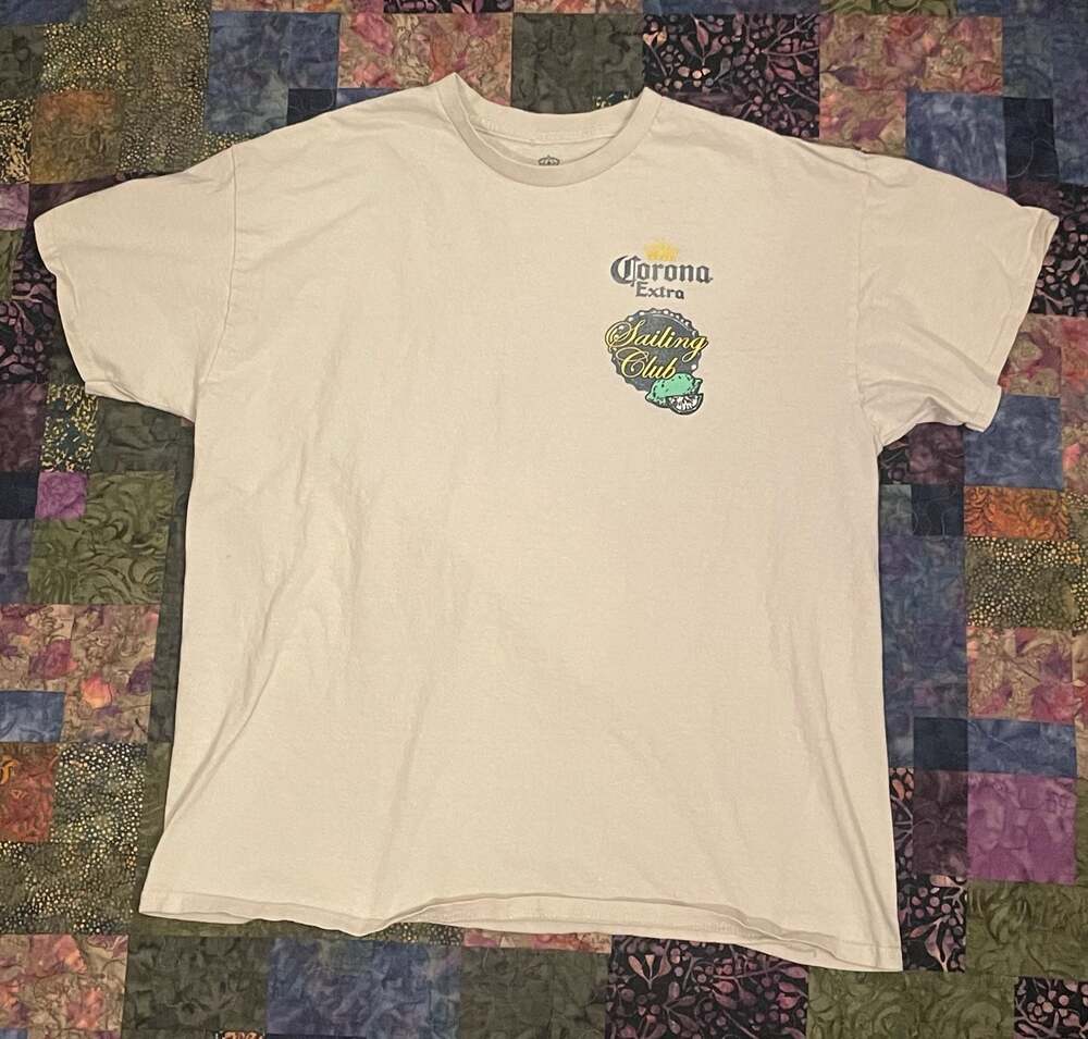 Corona Extra Nautical Sailing Club Graphic T-Shirt